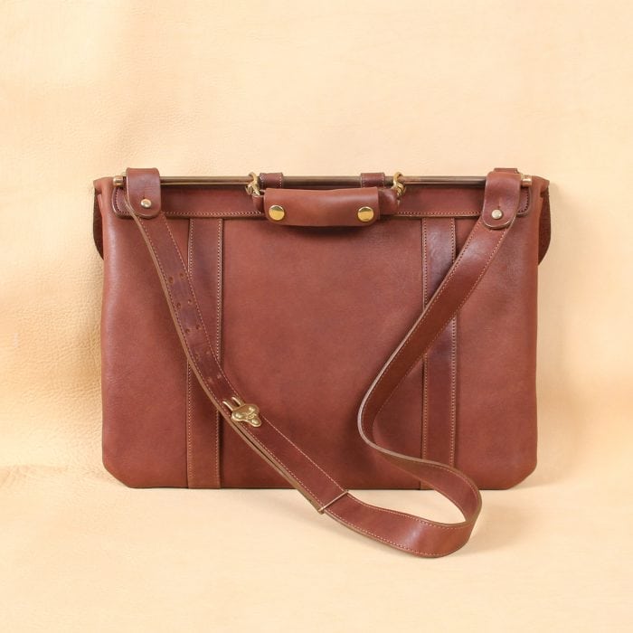 Leather Satchel Document Bag No. 16 Best USA Made Col. Littleton