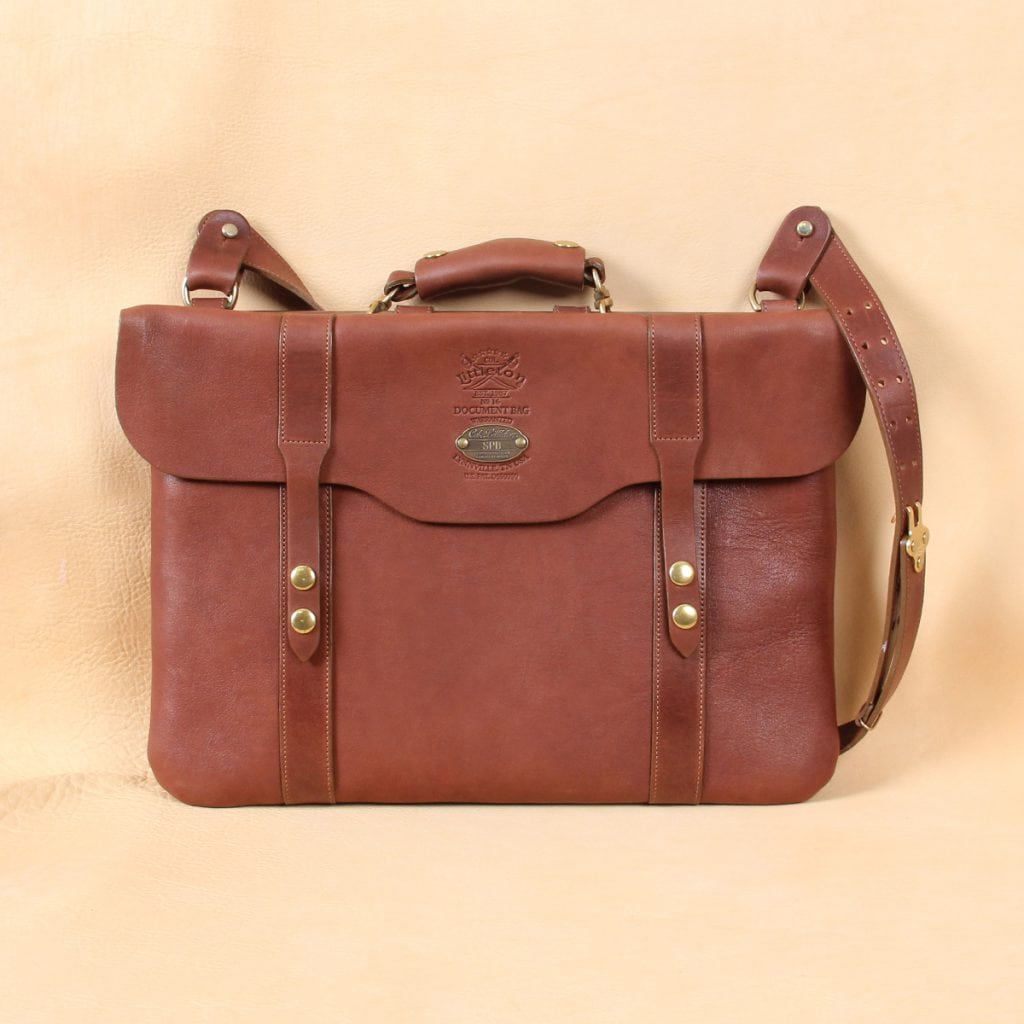 Leather Satchel Document Bag No. 16 Best USA Made Col. Littleton