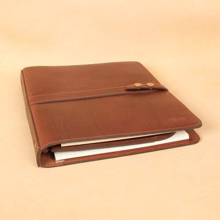 Leather Portfolio Double Case No 36 Best & USA Made Col Littleton