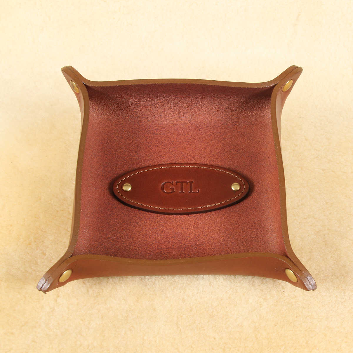 Leather Dresser Caddy & Valet Tray No. 3 Col. Littleton