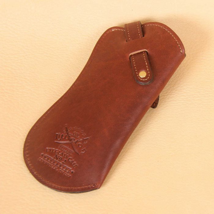 Leather Eyeglass Case No. 2 Reading Glasses Best & USA Made Col