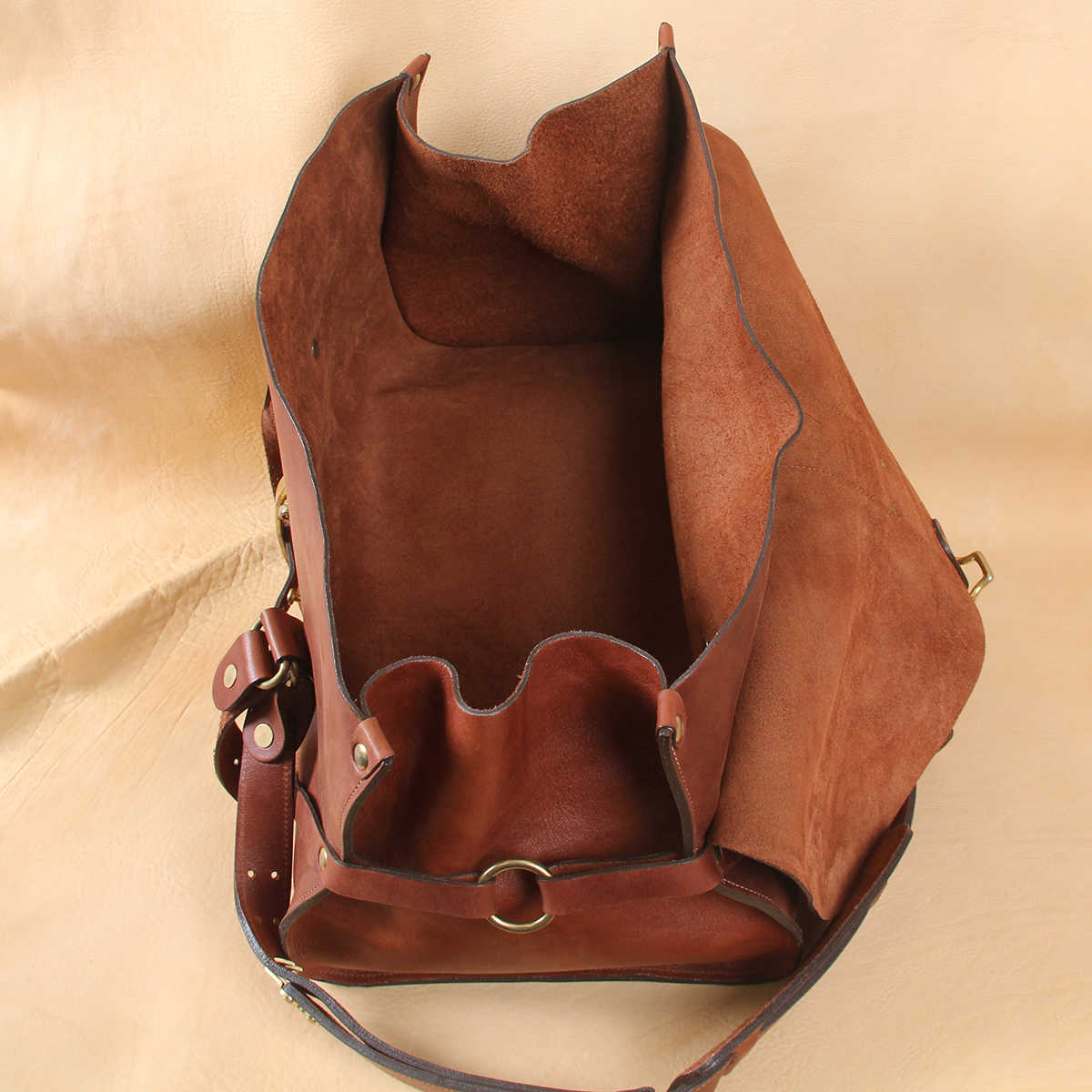 Full-Grain Leather Duffle, No. 1 Grip Travel Bag - USA Made | Col Littleton