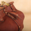 leather travel grip bag
