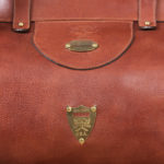 leather travel grip bag