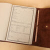 no9 brown american leather laced journal with leather lacing