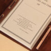 no9 brown american leather journal with notepad