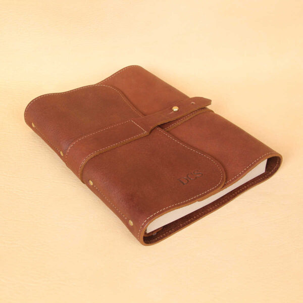no9 brown american leather journal