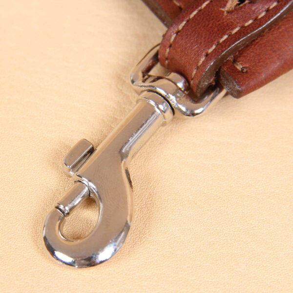 leather key wallet lobster clasp