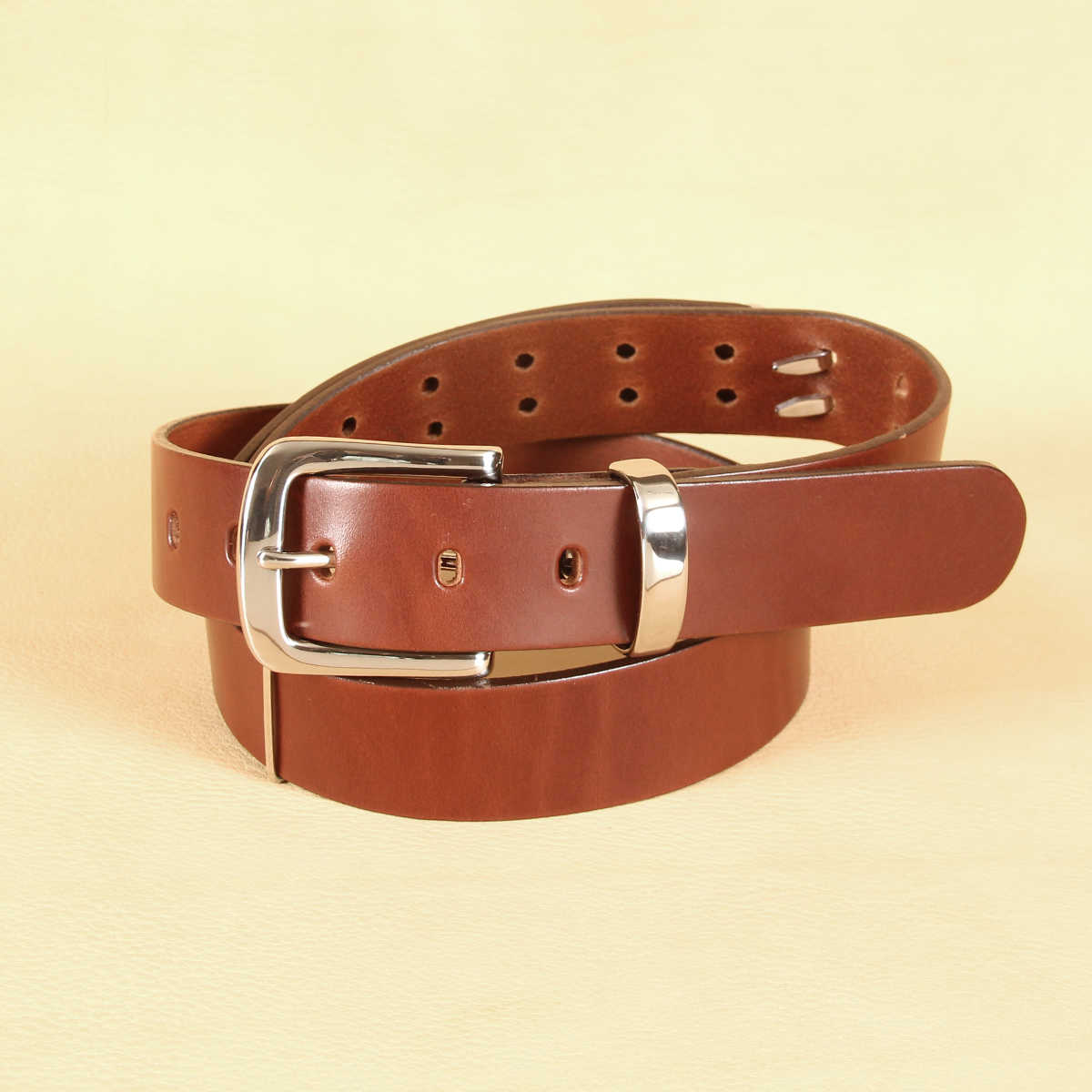 Leather Belt No. 4 | Black or Brown | Best & USA Made | Col Littleton