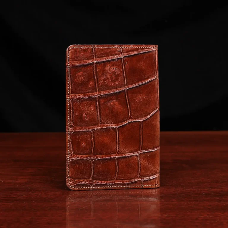 Back view of the no. 27 American alligator pocket journal.