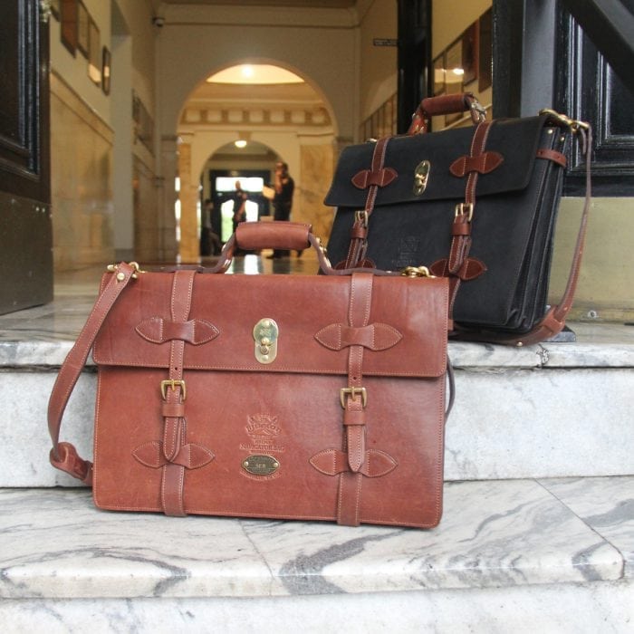 Leather Navigator Briefcase Bag Everyday Carry USA Made Col