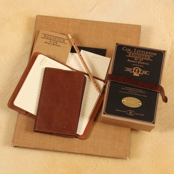 Leather Pocket Journal No. 27 6" x 4" Size USA Made Col. Littleton