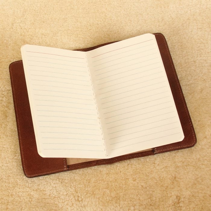 Leather Pocket Journal No. 27 6" x 4" Size USA Made Col. Littleton