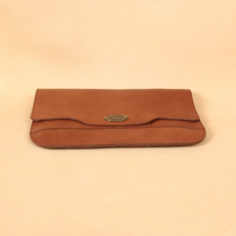 no11 vintage brown leather composition pocket