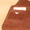 no11 vintage brown leather composition pocket