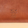 no11 vintage brown leather composition pocket with colonel littleton debossed logo