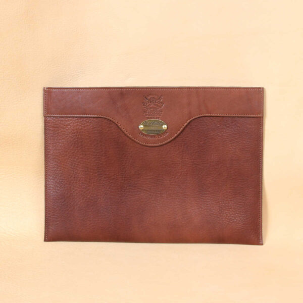 no8 vintage brown leather pocket