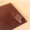 no8 vintage brown leather pocket for ipad pro and other tablets