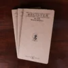 No. 28 Pocket Journal in Vintage Brown American Alligator - ID 001 - three registers