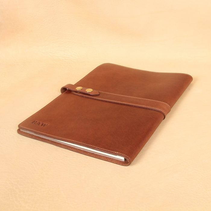 Leather Portfolio Left Hand Model No. 18 USA Made Col. Littleton