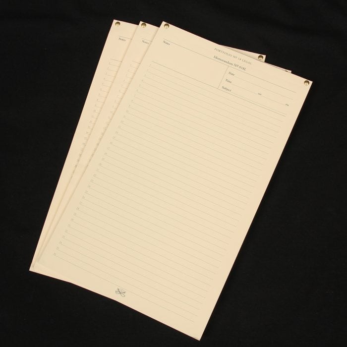 Leather Portfolios Journals & Notebooks Custom Notepad Inserts USA Made