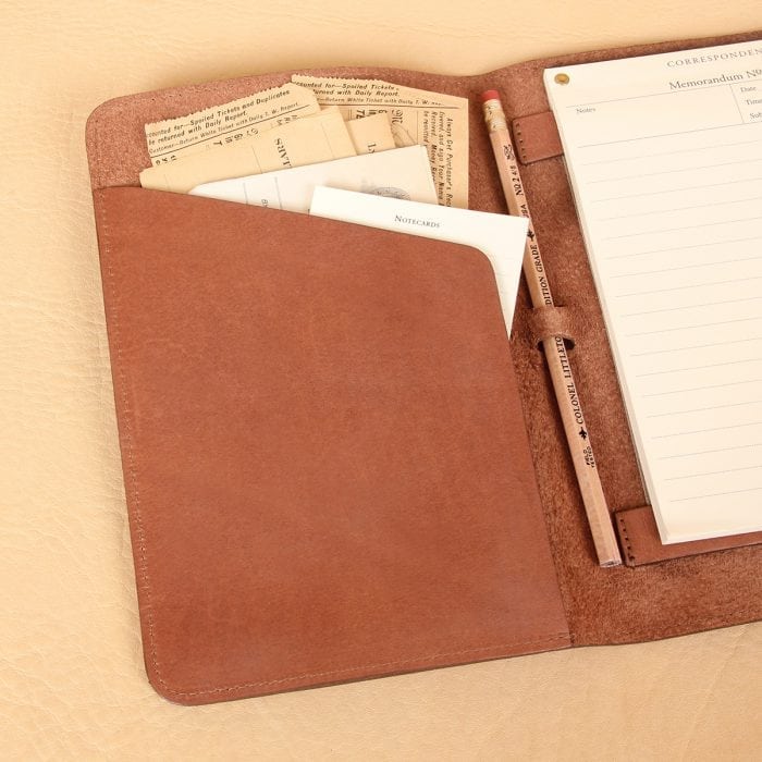 leather portfolio case no