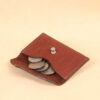 no15 vintage brown american leather pouch with change