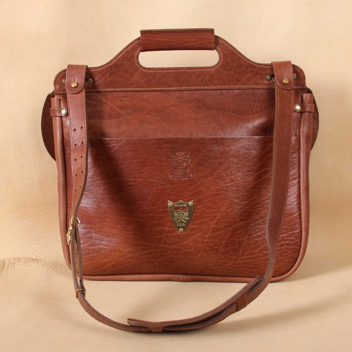 buffalo leather saddlebags