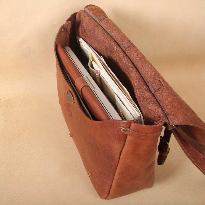 buffalo leather saddlebags