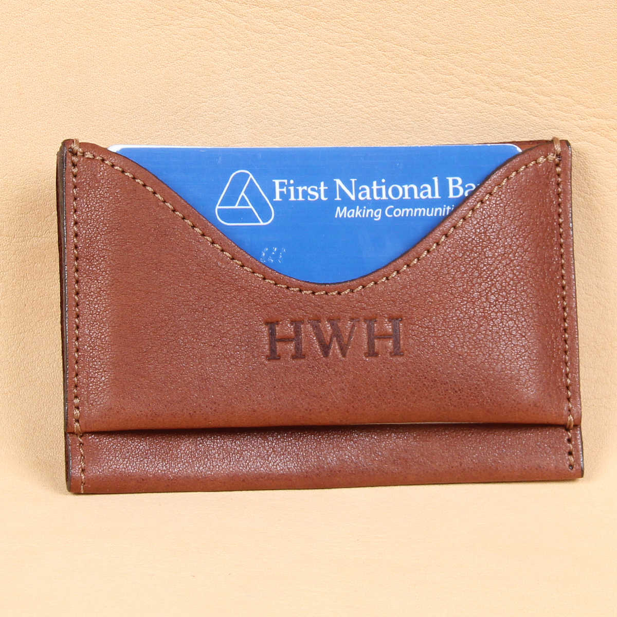 Leather Front Pocket Wallet | No. 33 USA Made| Col. Littleton