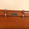 no10 american cherry wood writing board with leather straps and personalized plate