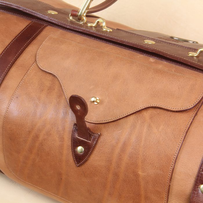 duffle leather