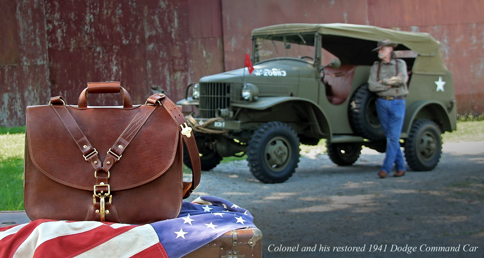 Col. Littleton's Commander Briefcase and 1941 Dodge Commander 