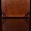 no9 american cherry wood writing board with leather pockets - copper rod