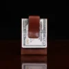 brown leather money-clip-no11-cash-pocket-money