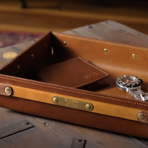 No. 120 Leather Valet Tray