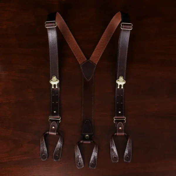 No. 3 American Buffalo Interchangeable Button/Snap-Hook Suspenders