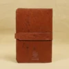 front view of the colonel littleton private stock journal with a rugged leather