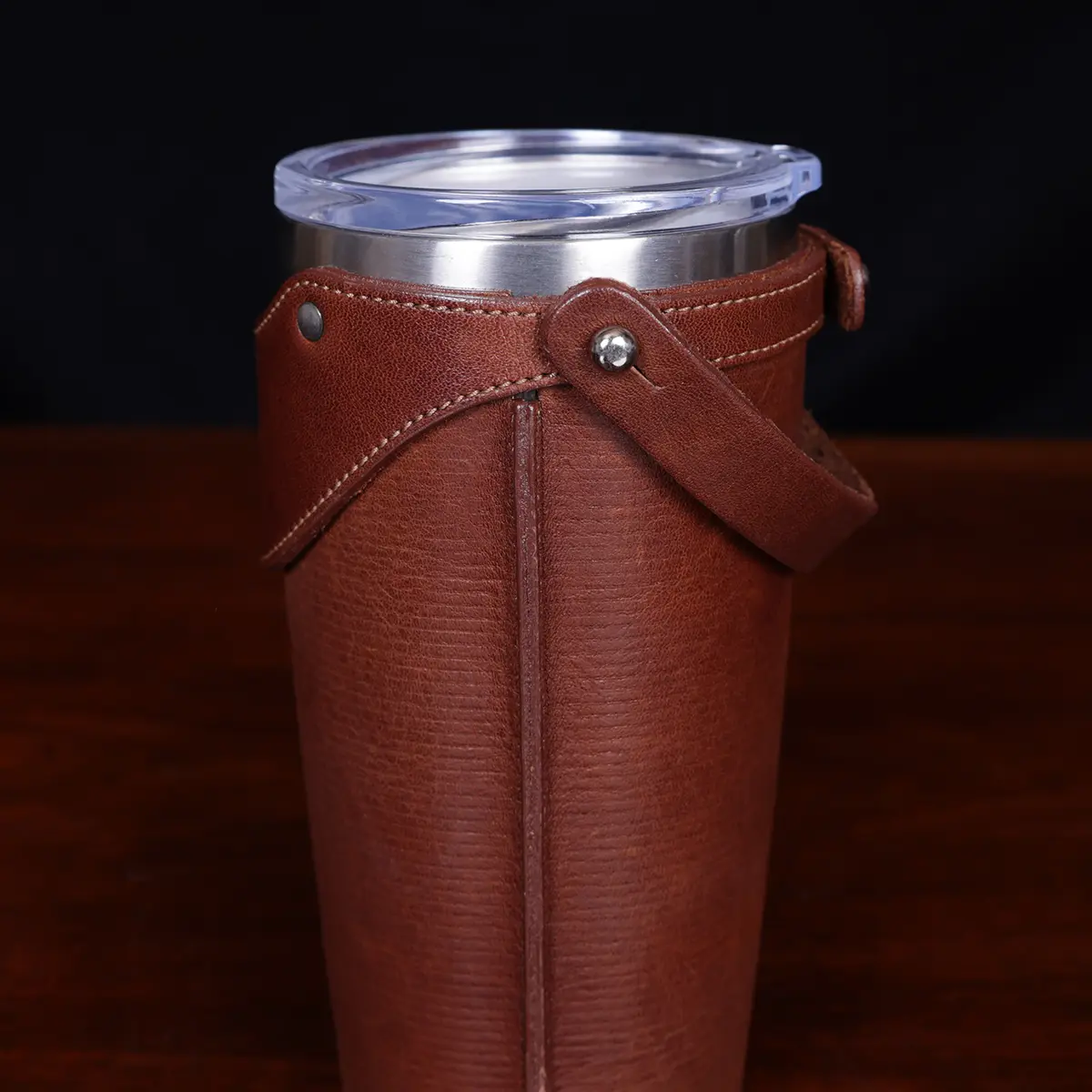 The side of the No 20 Leather Tumbler