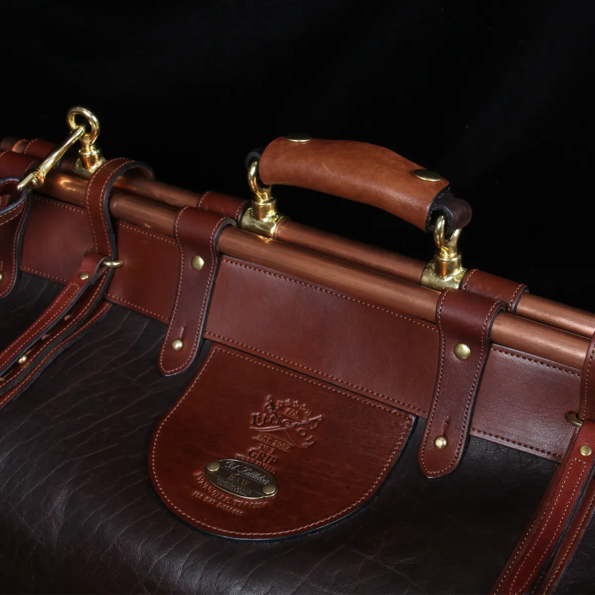 Leather Travel Grip Bag No. 5 | Best & USA Made | Col Littleton