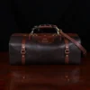 No. 1 Duffel Bag in Tobacco Brown American Buffalo - Front open view