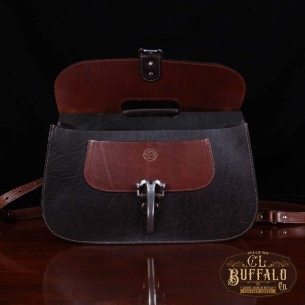 No. 18 Leather Hunt Bag - Tobacco Brown American Buffalo