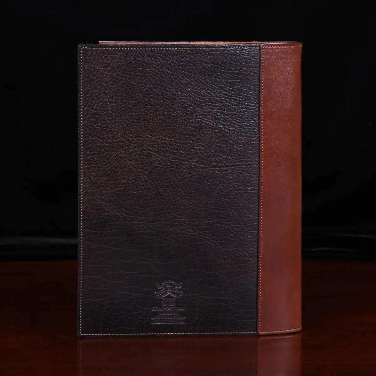 American Buffalo Bison Leather Journal Cover, USA Made