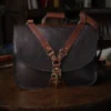 No. 41 Commander Briefcase – American Buffalo Leather Laptop Briefcase