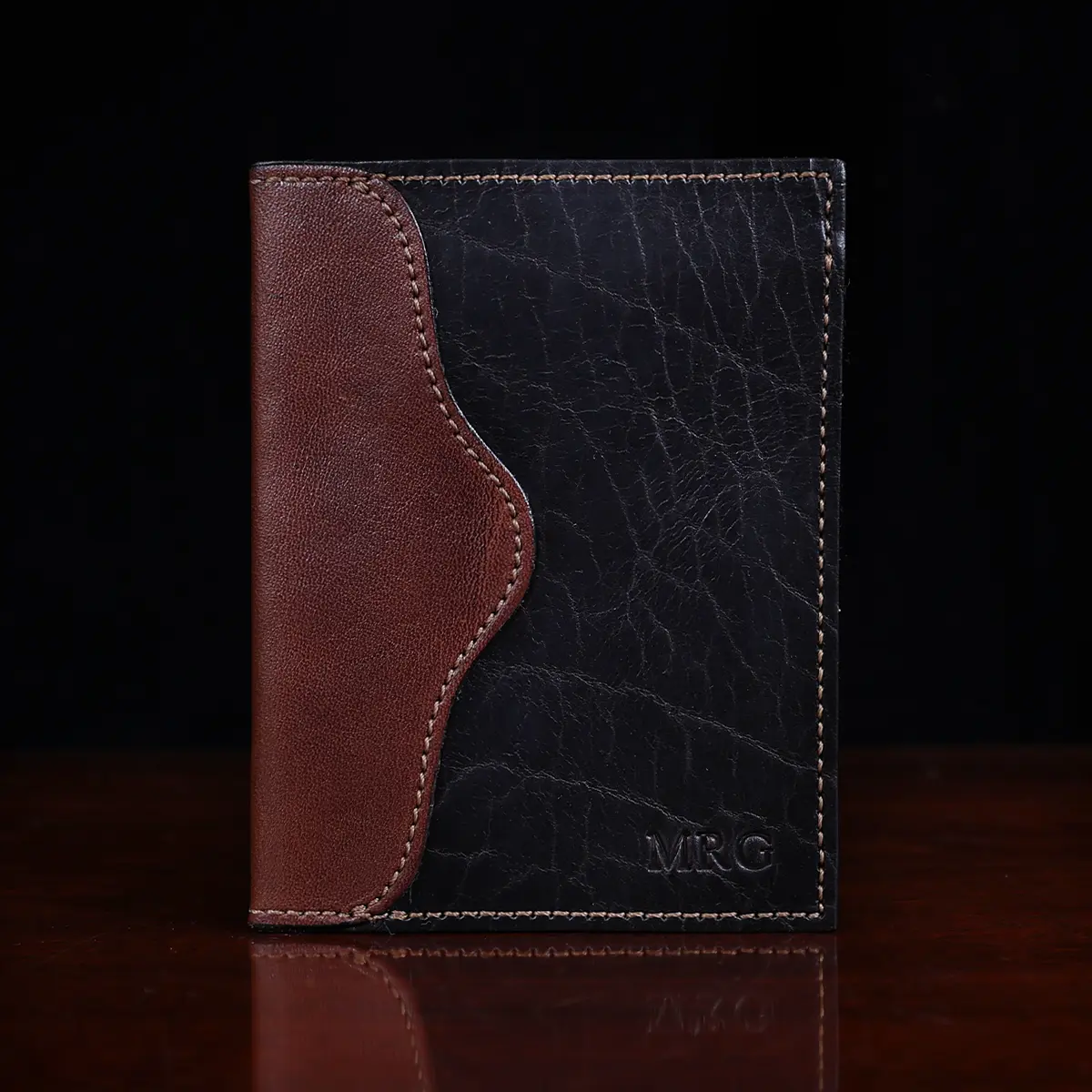 American Buffalo Bison Leather Card Wallet | Made In USA | Col 