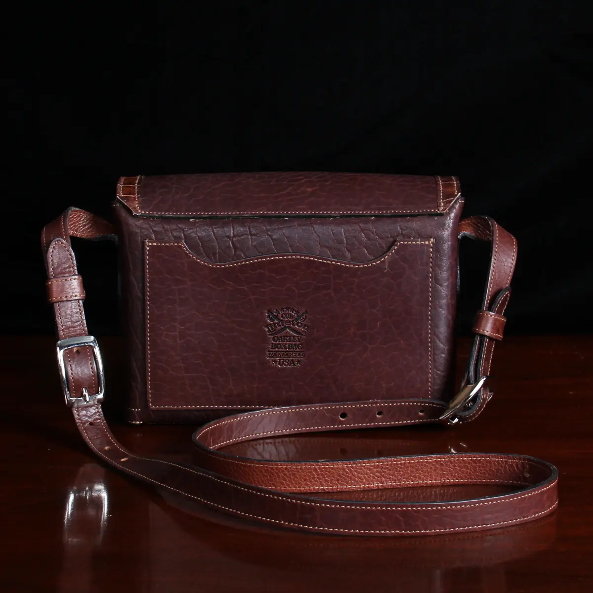 Brown Crossbody Box Bag