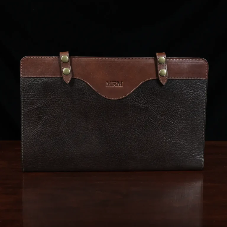 no 28 legal portfolio in tobacco buffalo - front view