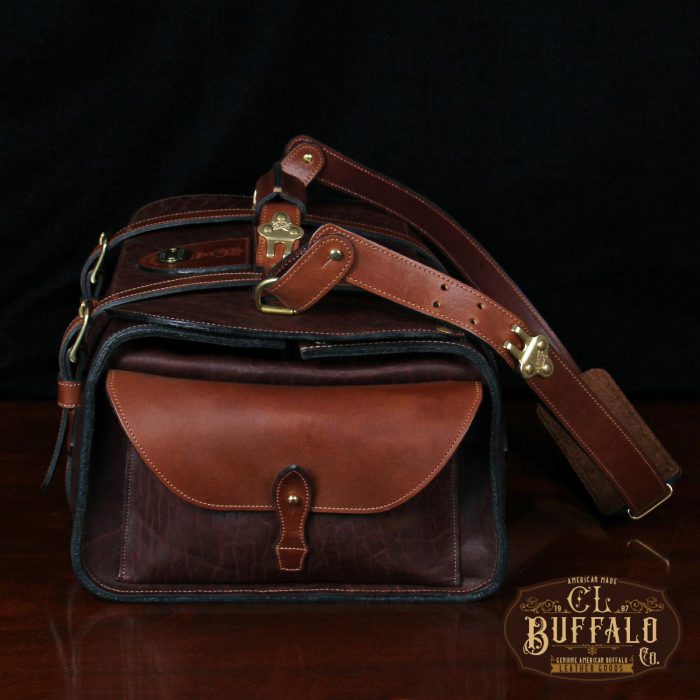 Leather American Buffalo Bison Duffel Bag | USA Made | Col. Littleton