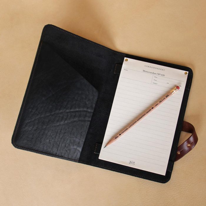 Travel Size Leather Portfolio No. 20 Personalized, USA Made Col