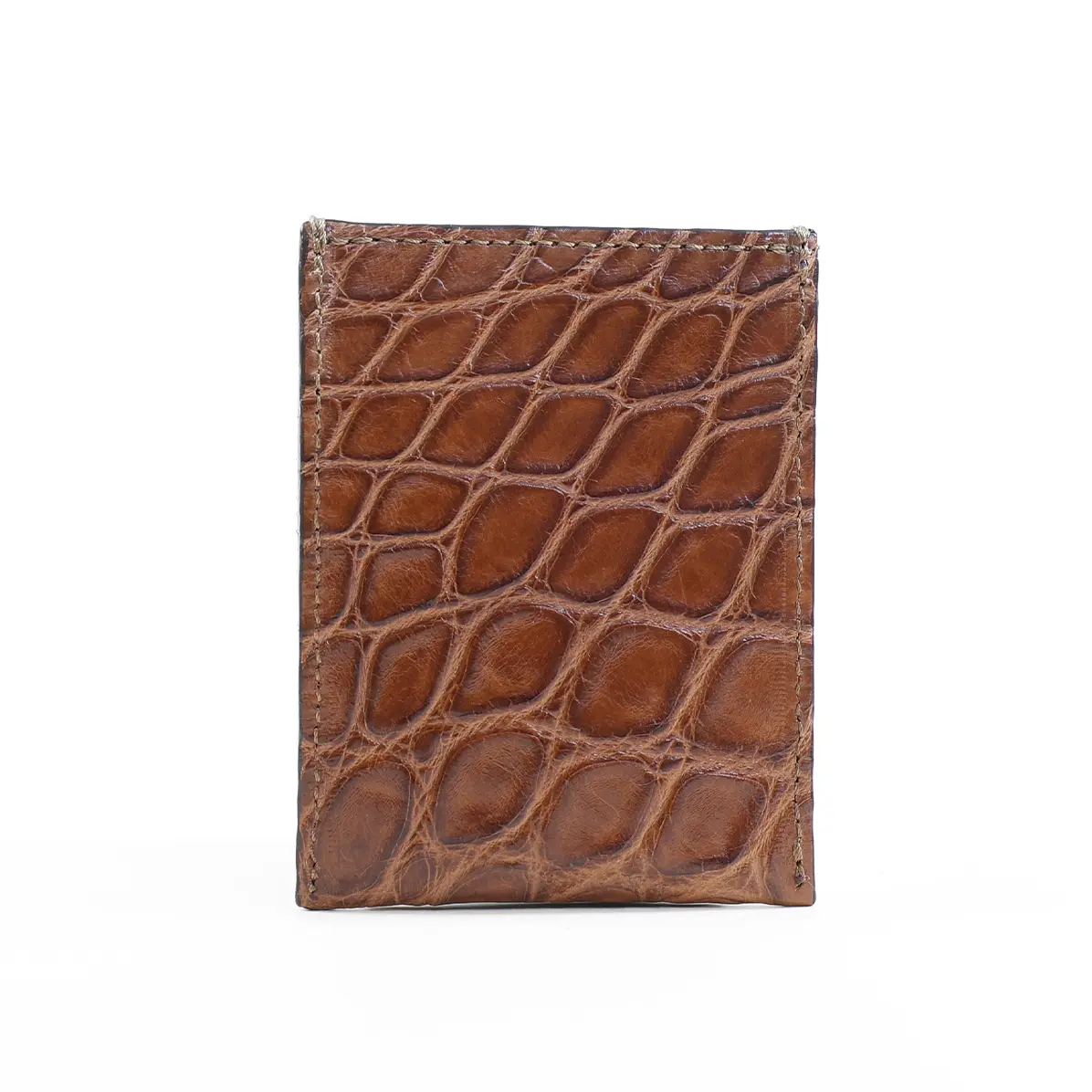View larger image of no 4 cardcase wallet in alligator - id 003 - back view